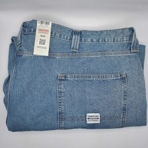 Signature by Levi Strauss Carpenter Jeans Men's 54x30 Indigo Blue Big & Tall NWT